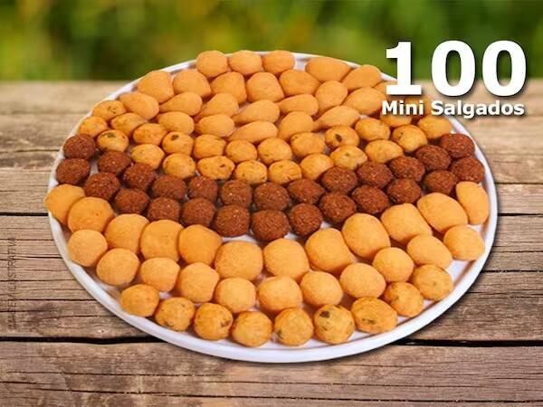 🛎️ 100 Salgadinhos [Sua escolha]